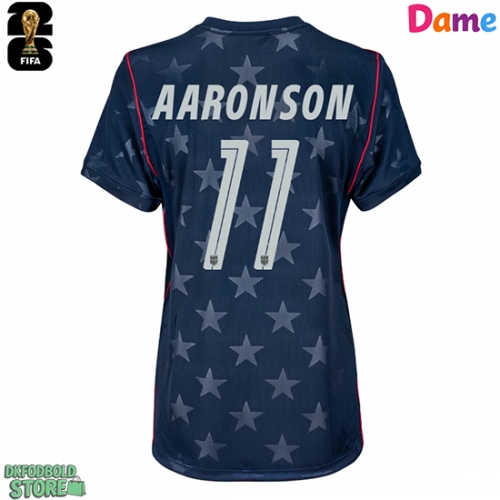 Forente stater Brenden Aaronson #11 Replika Udebanetrøje Dame VM 2026 Kortærmet